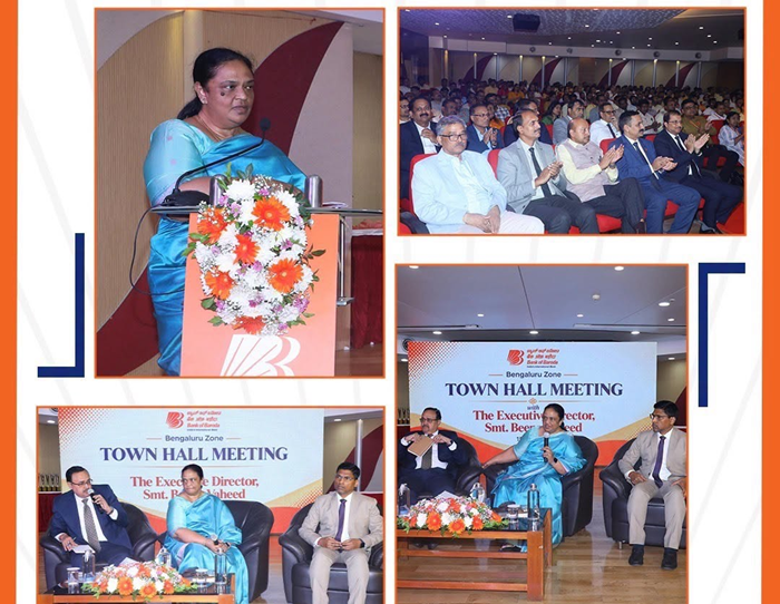 Bank of Baroda ED attends town hall meeting